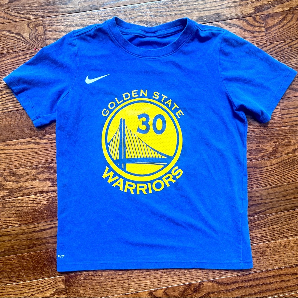 Golden State Warriors Curry tee shirt youth Large